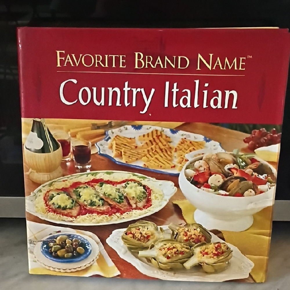 Favorite Brand Name Country Italian Cookbook - Red Cover